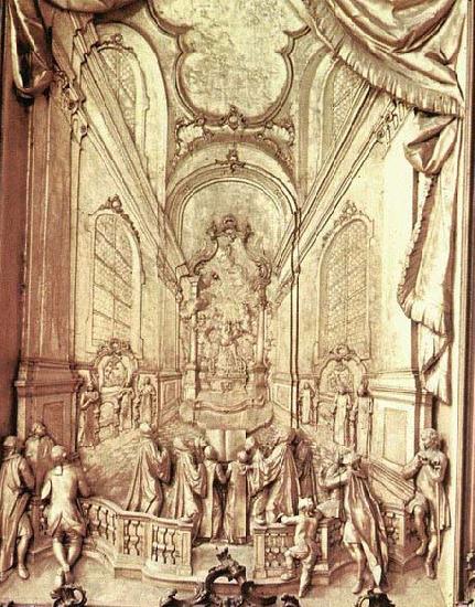 Johan Christian Dahl St Benedict Chanting Psalms Spain oil painting art